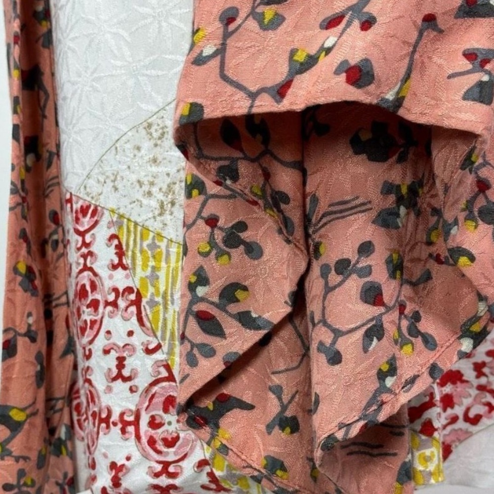 Anthropologie Floreat Effie Patchwork Pattern Robe - Picture 8 of 9